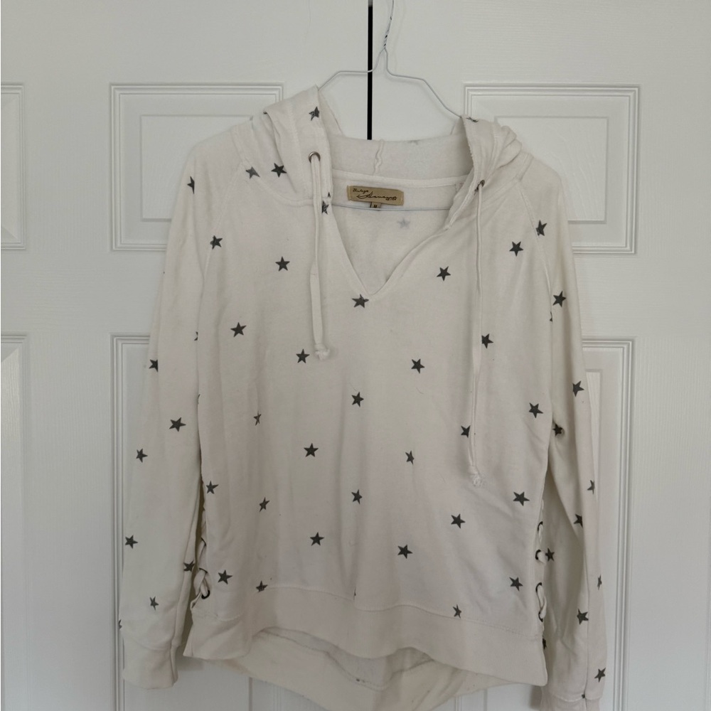V-Neck Tunic/Hooded Sweatshirt